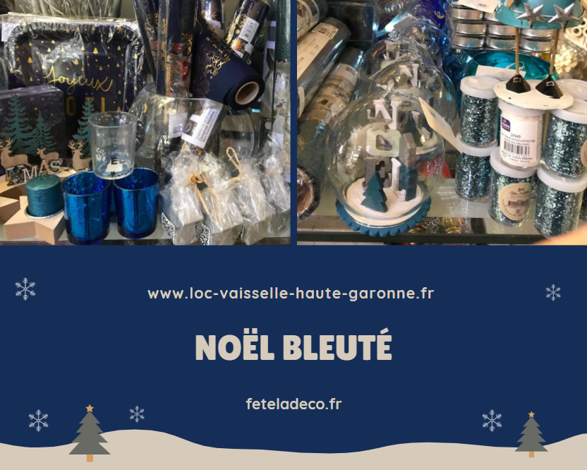 décoration bleuté
