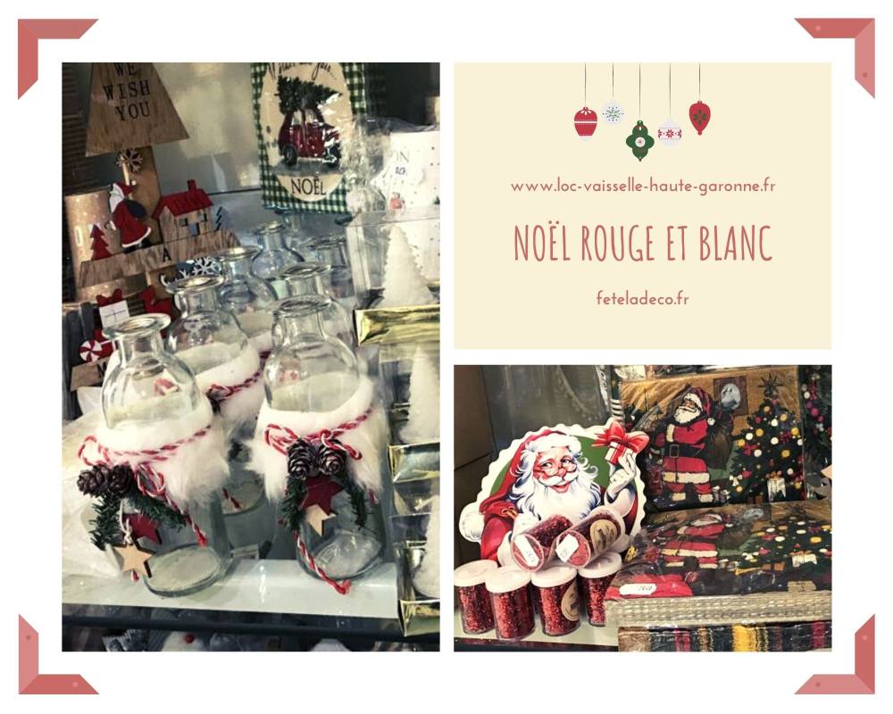décoration noel rouge