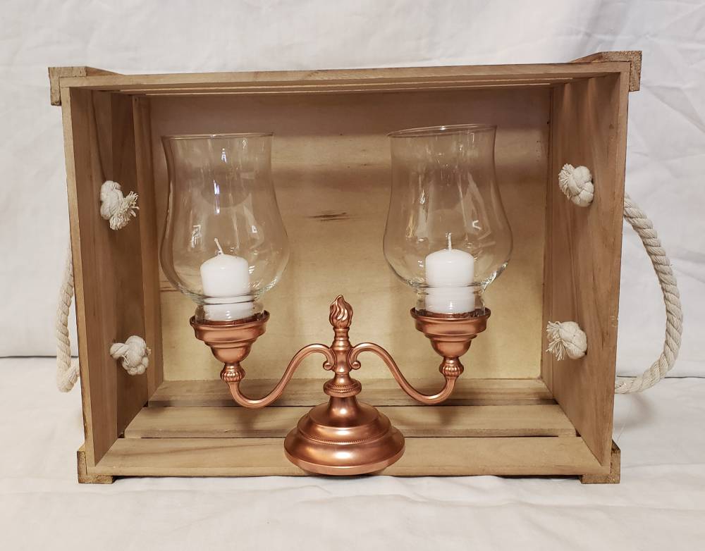 photophore double cuivre